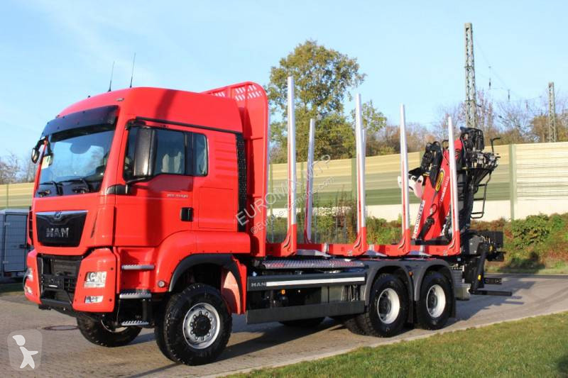 Camion Man Grumier Tgs X Euro Grue Neuf N