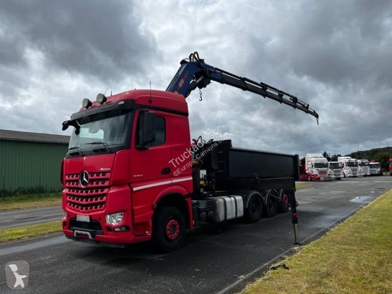 Camion Mercedes Scarrabile Hiab Actros X Gasolio Euro Gru