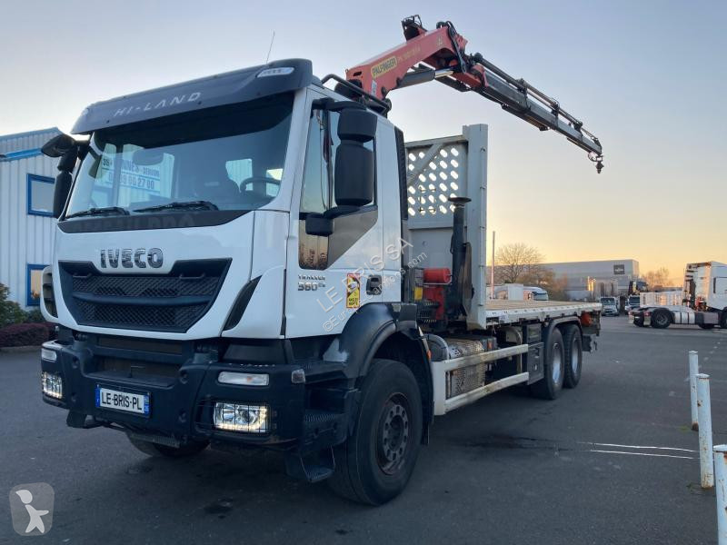 Camion Iveco Plateau Standard Trakker T X Gazoil Euro Grue