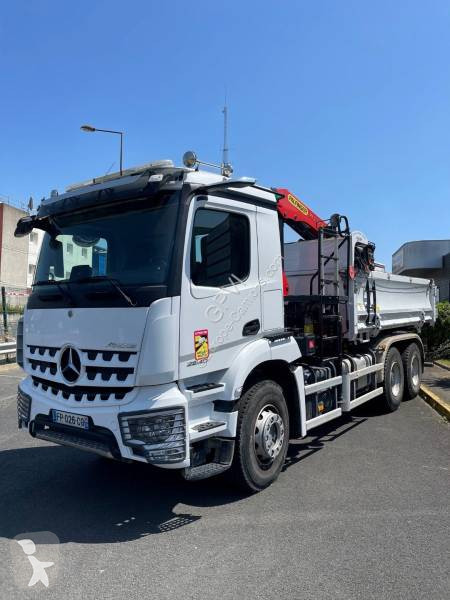 Camion Mercedes Bi Benne Arocs X Gazoil Euro Grue Occasion N