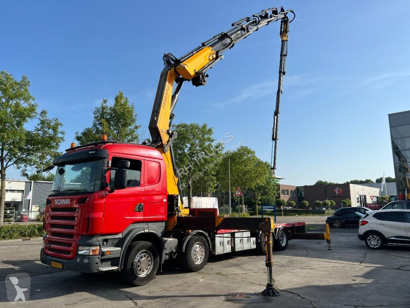 Camion Scania Plateau X Gazoil Euro Grue Occasion N