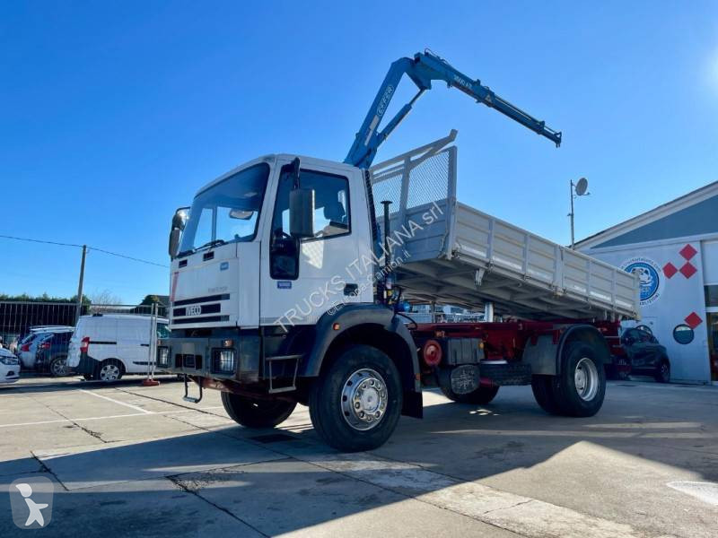 Camion Iveco Ribaltabile Trilaterale Eurocargo 135 E 23 W 4x4 Gasolio