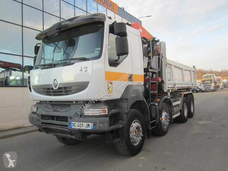 Camion Renault Bi Benne Kerax Dxi X Gazoil Euro Occasion N