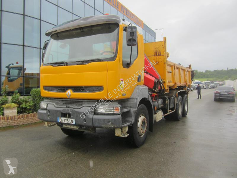 Camion Renault Bi Benne Kerax Dci X Gazoil Euro Occasion N