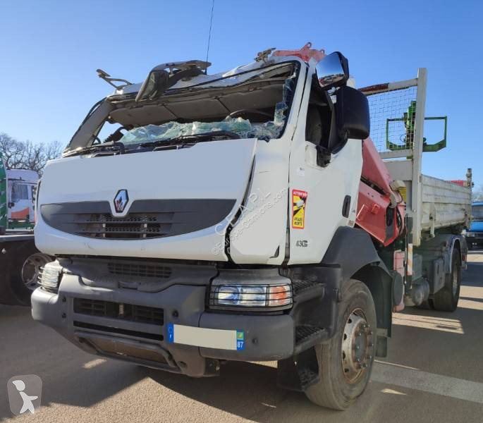 Camión Renault volquete bilateral Kerax 430 DXI 4x2 Diesel Euro 5 grúa