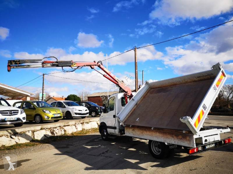 Camion Renault Tri Benne Mascott 110 35 4x2 Gazoil Euro 2 Grue Occasion