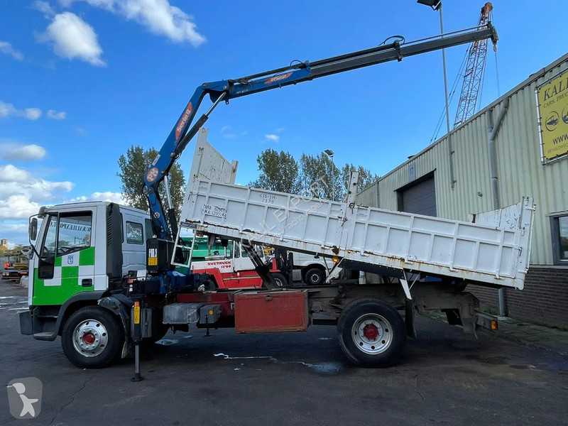 Tipper Truck Used Iveco Eurocargo E Kipper Pm Serie Crane