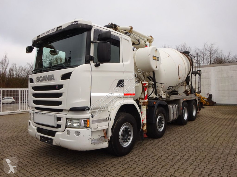 Camion Scania béton malaxeur pompe P UMI CIFA 32 Meter 4 Knick 8x4