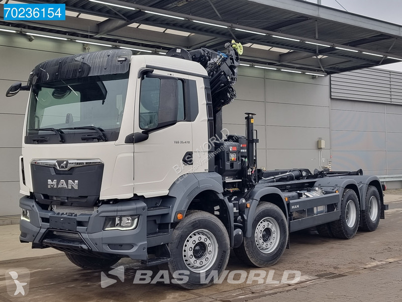 Camion Man Polybenne Tgs X New Hiab E Kran T