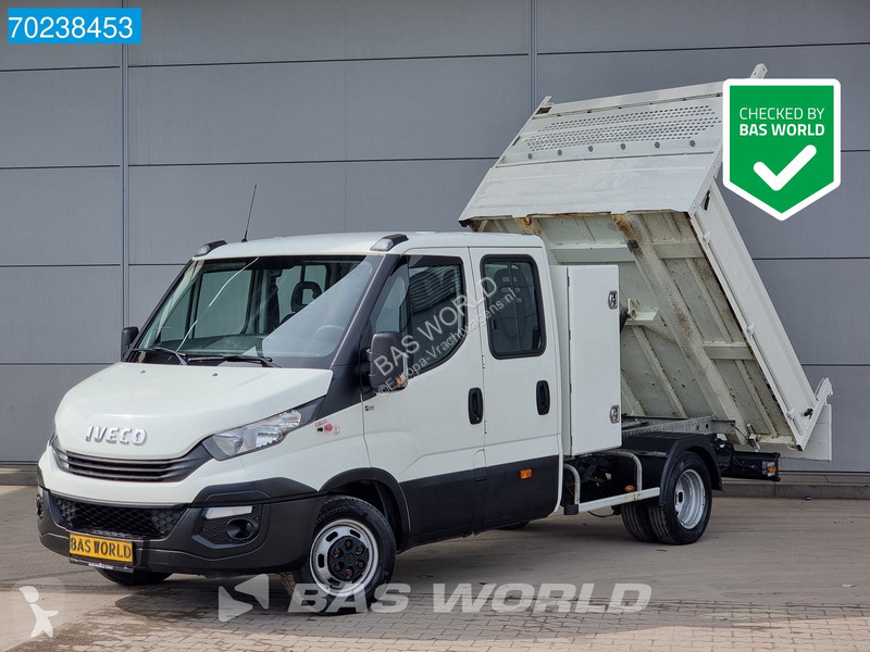 Utilitaire Benne Iveco Daily C Dubbel Cabine Kipper Kg Trekhaak