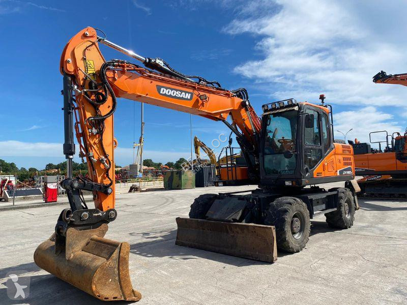 送料無料☆1:50 Doosan DX160W wheeled 釣り上がる excavator