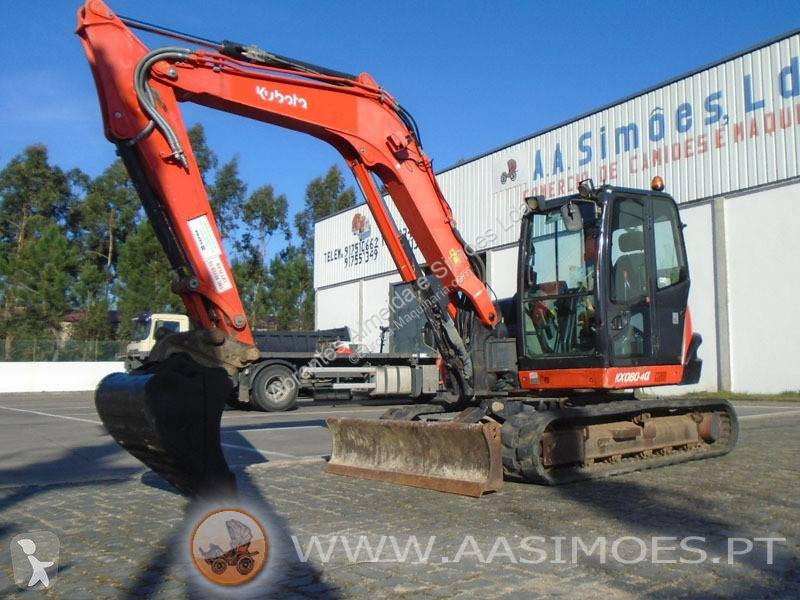 Escavadora Kubota KX080-4