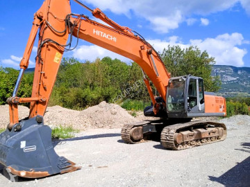 Excavadora de cadenas Hitachi