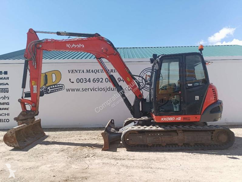 Excavadora Kubota KX080-4a