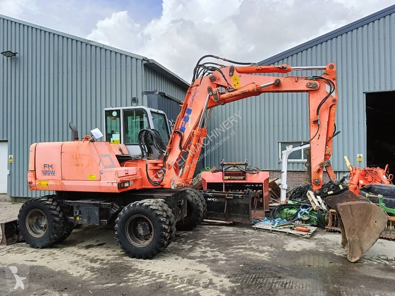 Escavatore Fiat-Hitachi W bandenkraan Wheel...
