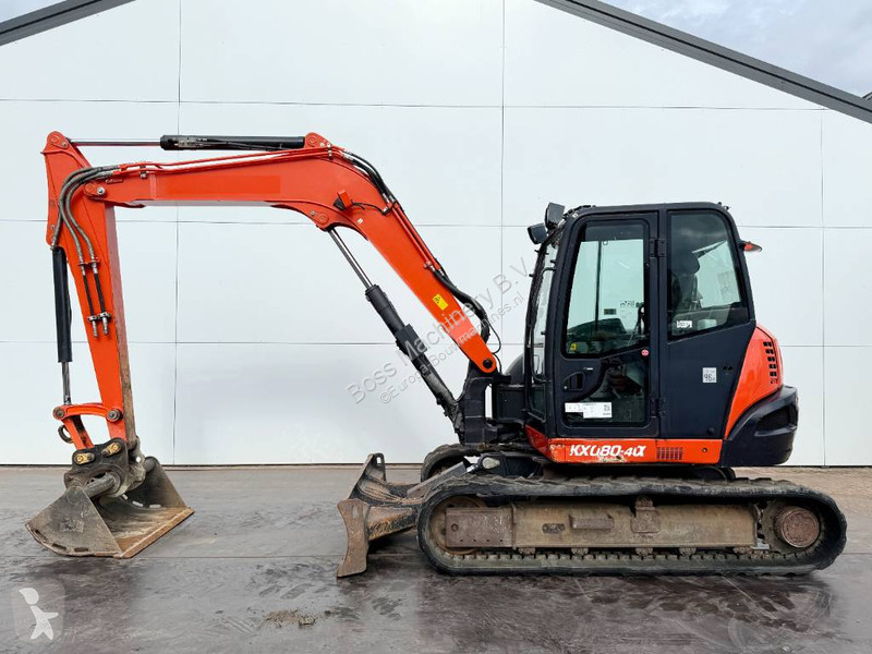 Escavadora Kubota KX080-4A - Hammer Lines /...