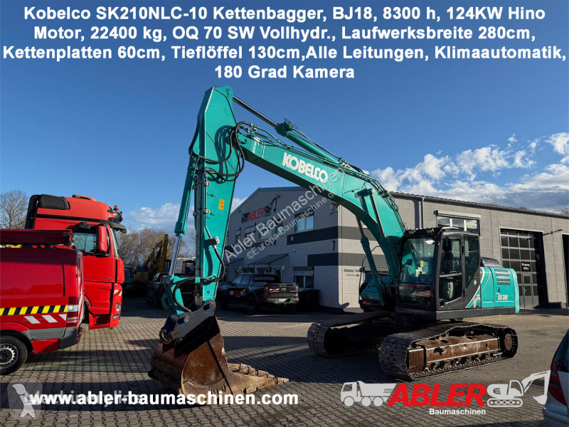 Excavadora Kobelco SK210 NLC-10 OQ70 180 Grad...