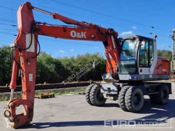 O&K gumiabroncsos kotrógép