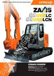 Excavadora Hitachi ZX 85USBLCN-3 miniexcavadora usada