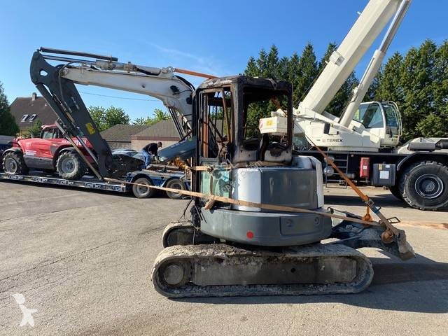 Mini Excavator Damaged Caterpillar 305 5 E2cr Brulee Burned Verbrannt Ad N 4964062