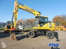 Komatsu PW 160-EO, Greifersteuerung, Hammervorrichtung gravemaskine på hjul brugt