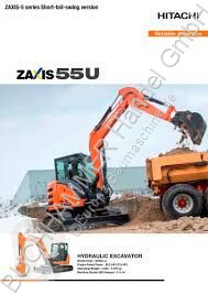 Hitachi ZX 55U-5A CLR минибагер нови