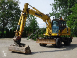 Excavadora Komatsu PW160-7 Mobilbagger Top Zustand! excavadora de ruedas usada