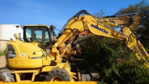 Komatsu PW98MR-8 gravemaskine på hjul brugt
