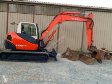 Excavadora Kubota KX080-3 miniexcavadora usada