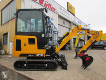 جرافة JCB 19 C-1 + Unsinn UBA 3536-14-1800 Anhänger 3,5 t جرافة صغيرة مستعمل