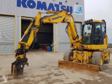 Komatsu PW118MR-8 gravemaskine på hjul brugt
