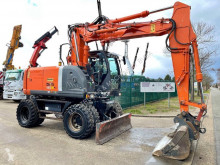 damaged wheel excavator