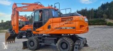 Excavadora Doosan DX190 W excavadora de ruedas usada