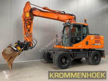 Gravemaskine på hjul Doosan DX 160 W-3 | Engcon Rototilt