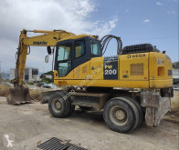 Excavadora Komatsu PW200 excavadora de ruedas usada