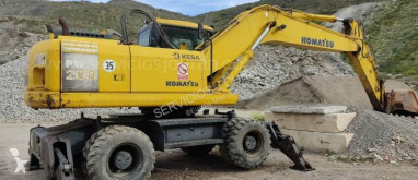 Excavadora Komatsu PW200-7 excavadora de ruedas usada