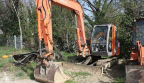 Excavadora excavadora de cadenas Hitachi ZX80SB