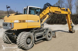 Liebherr A316 pelle sur pneus occasion