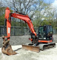 Excavadora Kubota KX080-3a KX080-4 miniexcavadora usada