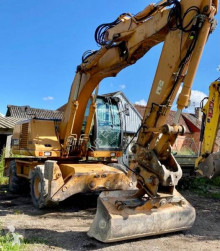 Excavadora Case WX165 excavadora de ruedas usada