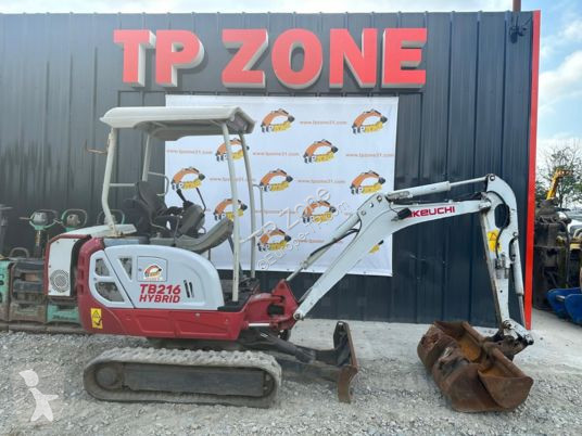 Excavadora Takeuchi tb216 hybrid à 18500€ ht
