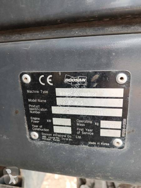 Skovl Doosan DX190W-5