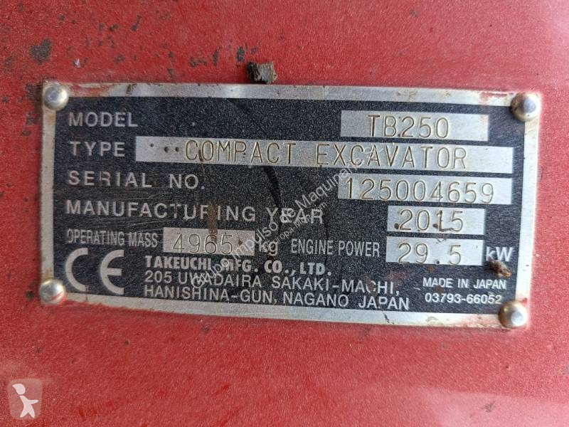 Skovl Takeuchi TB250