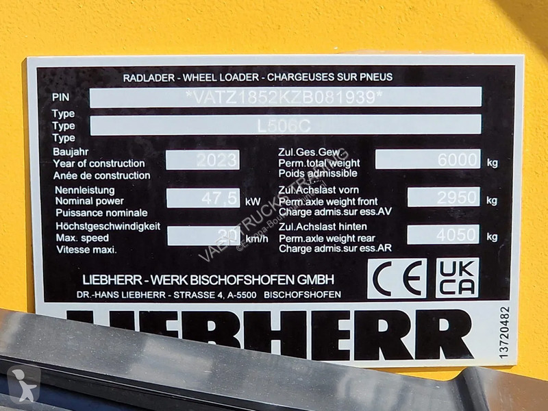 مُحمّلة Liebherr L506 compact - New - Bucket +...