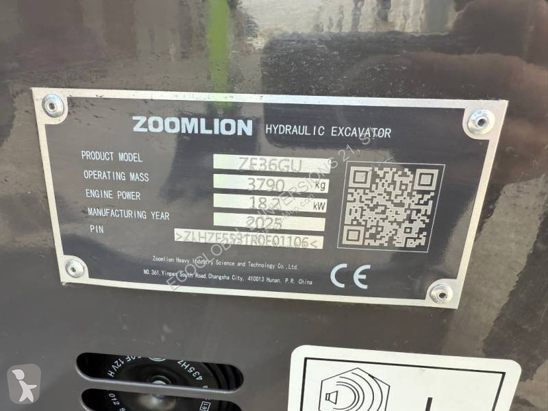 Escavadora Zoomlion ZE27 GU