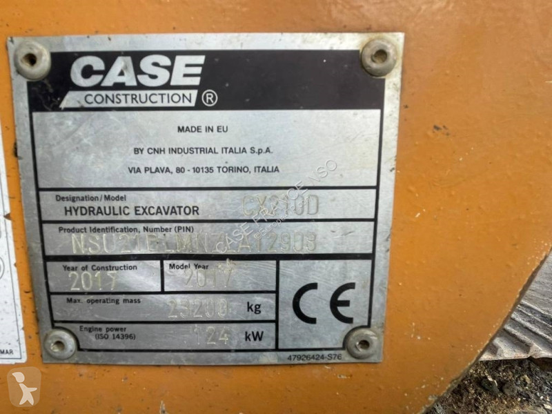 Excavadora Case D