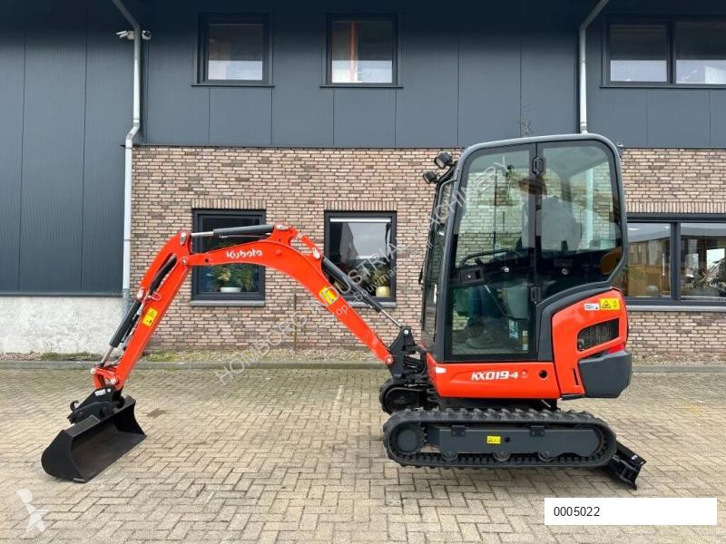 Escavadora Kubota KX019-4 Mini Graver Rups...