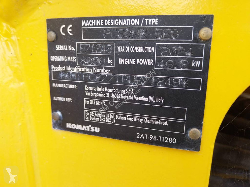 Escavadora Komatsu PC80MR-5