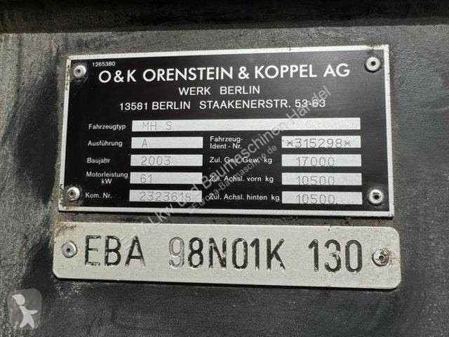 Excavator O&K MOBILBAGGER AUCH FÜR GLEISE