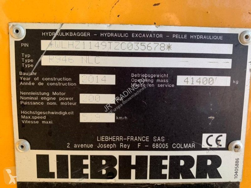 Excavadora Liebherr LC